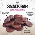 Dogit Snack Bar Duck Medallions Dog Treats - 150g for Large and Medium Dogs, Chews, Gateries Pour Chien, Os Pour Chien - Image 5