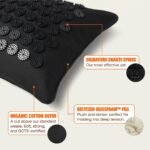 Shaktimat Acupressure Pillow for Relaxation, Massage Muscles, Target Stress & Unlock Tension, Similar to Acupuncture, No Needles Required (Premium, Level 3 Shakti Black) - Image 7