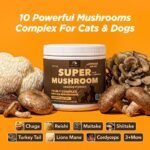 Petpal Super Mushrooms Powder for Dogs & Cats | 10 in 1 Support Complex | Pure Organic Mushrooms with Beta-Glucans | Superfood Topper | Daily Wellness | Immune, Brain, Liver | 60g (120 Servings) - Image 5