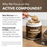 Petpal Super Mushrooms Powder for Dogs & Cats | 10 in 1 Support Complex | Pure Organic Mushrooms with Beta-Glucans | Superfood Topper | Daily Wellness | Immune, Brain, Liver | 60g (120 Servings) - Image 7