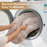 Cat Beds for Indoor Cats, Washable Round Beds for Small Dog and Cats, Soft Plush Faux Fur Removable Pet Bed for Puppy and Kitten, 20"x20"x6" - Image 8