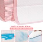 Pet Toilet Training Pads 100Count Disposable Puppy Pee Pads 18" x 13" for Dogs, Cats, Rabbits & Guinea Pigs (Pink) - Image 5