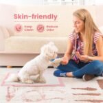 Pet Toilet Training Pads 100Count Disposable Puppy Pee Pads 18" x 13" for Dogs, Cats, Rabbits & Guinea Pigs (Pink) - Image 7