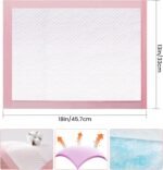 Pet Toilet Training Pads 100Count Disposable Puppy Pee Pads 18" x 13" for Dogs, Cats, Rabbits & Guinea Pigs (Pink) - Image 8