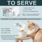 Lickable Wet Cat Soft Treats for Adult & Senior Cats, Premium Wet Pet Food Delectables Bisque for Cats Chicken Recipe Protein-Rich - (Pack of 10) 2.8 oz Pouches - Image 8