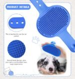 Pet Grooming Kit with Slicker Brush Bath Massage Glove Brush Pet Shedding Comb Nail Clipper Trimmer 6 Piece Set for Rabbit Kitten Guinea Pig Cat Chinchilla Ferret Small Animals - Image 8