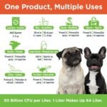 Advanced Odor Remover- Highly Concentrated Bio Enzyme - Pet Odor Eliminator for Dog, Cat, and Small Animal Urine - Indoor & Outdoor Use for Any Organic Spills (4L jug) - Image 8