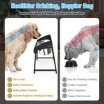 Elevated Dog Bowls for Large Dog, 15“ Tall Raised Food and Water Bowl Set with Stand, Full Metal Spill Proof Design and Stainless Bowls for Indoor & Outdoor Use - Image 5