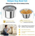 Elevated Dog Bowls for Large Dog, 15“ Tall Raised Food and Water Bowl Set with Stand, Full Metal Spill Proof Design and Stainless Bowls for Indoor & Outdoor Use - Image 9