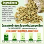 HavenJanny 380g Cat Grass Treats, Cat Dental Treats Hairball Control, Chicken Catnip Cats Grass Flavor, Cats Treat Snacks Biscuits for Teeth Cleaning Training - Image 5