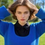 2 Pcs Black and White Collared Faux Collar Dickey Collar for Women Half False Blouse Detachable - Image 3