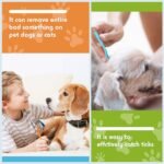 72 Pcs Tick Remover, Tick Removal Tool, 3 Sizes Safe Dog Tick Remover Flea and Tick Remover for Humans Home Small Large Pet Cat Dog, Removes Entire Head Body, 4 Colors - Image 6