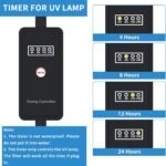 Aquarium Filter Fish Tank Filter with U-V Light, Submersible Aquarium Filter for 10 to 40 Gallon Fish Tank, U-V Filter for Aquarium - Image 5