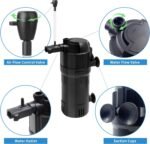 Aquarium Filter Fish Tank Filter with U-V Light, Submersible Aquarium Filter for 10 to 40 Gallon Fish Tank, U-V Filter for Aquarium - Image 8