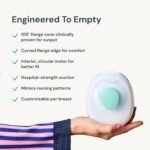 Willow Go - Hands Free Breast Pump - Wearable Breastfeeding Pump - Portable, Electric, Cordless, 9 Levels of Hospital Grade Suction Strength, App Compatible & Fits Fully in Bra, 21mm & 24mm Flange - Image 3
