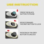 Fida Upgraded Retractable Dog Leash 30ft, Heavy Duty Pet Walking Leash for Medium/Large Breed up to 110 lbs, 360° Tangle-Free Long Retract Dog Lead, Soft Grip, One-Hand Brake, Black - Image 8