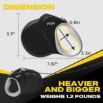 Fida Upgraded Retractable Dog Leash 30ft, Heavy Duty Pet Walking Leash for Medium/Large Breed up to 110 lbs, 360° Tangle-Free Long Retract Dog Lead, Soft Grip, One-Hand Brake, Black - Image 9