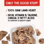 Stella & Chewy's Freeze-Dried Raw Single Ingredient Lamb Heart Treats, 85g Bag - Image 4