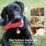 Dog Toys for Aggressive Chewers, Tough Durable Dog Chew Toys, Interactive Dog Toys Rubber Chew Toy with Beef Flavor Safe Indestructible Chew Toy for Large Medium Small Dogs - Image 4