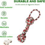 Dog Rope Toys for Aggressive Chewers, Interactive Tug of War Dog Toys for Small Medium Dogs - Image 3