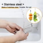 2Pcs Stainless Steel Rat Foraging Toys, Hanging Rodent Enrichment Puzzle Toy for Fancy Mice & Parakeets, Slow Feeder Fruit Vegetable Holder, Cage Accessories for Small Animals - Image 5