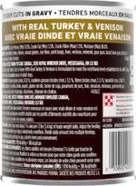 Purina ONE Tender Cuts True Instinct Wet Dog Food, in Gravy Turkey & Venison - 368 g Can (12 Pack) - Image 4