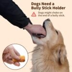 Bully Stick Holder for Dogs - for Aggressive Chewers Treat Chew Holder, Heavy Duty Yak Chew Toy Nylon Bone, Prevent Choking Safety Device for Small Medium Large Dogs, No More Swallowed Ends - Image 3