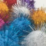 Assorted Color Sparkle Balls for Cats,My Cat's All Time Favorite Toy,1.5 Inches Large Pom Pom Cat Toy,20 Pack - Image 3