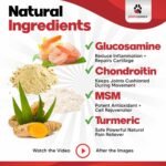 Glucosamine for Dogs Hip and Joint Supplement - Safe Joint Support for Dogs - Dog Joint Supplement with Glucosamine Chondroitin MSM Turmeric - 120 Joint Care Chews for Dogs ActivTreats - Image 6