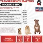 Glucosamine for Dogs Hip and Joint Supplement - Safe Joint Support for Dogs - Dog Joint Supplement with Glucosamine Chondroitin MSM Turmeric - 120 Joint Care Chews for Dogs ActivTreats - Image 7
