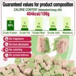 HavenJanny Freezed-Dried Cat Grass Treats, Catgrass Cranberry Duo Bites, Cat Dental Treats for Hairball Control and Urinary Tract Support, Cats Teething Stick - Image 5