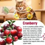 HavenJanny Freezed-Dried Cat Grass Treats, Catgrass Cranberry Duo Bites, Cat Dental Treats for Hairball Control and Urinary Tract Support, Cats Teething Stick - Image 6