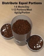 4.2L Automatic Cat Feeder for 2 Cats,Timer Setup,Dual Power Double Bowls,Dry Pet Food Automatic Dispenser,10S Voice Record Portion Control (Transparent Black,Stainless Steel 2 Bowls) - Image 5