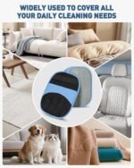 Magic Brush Glove Pet Hair - 2 Pack Electrostatic Grooming Removal Gloves for Dogs and Cats, The Magic Brush Pure Path Yomi Pet Grooming Needs, Fur Remover for Furniture, Clothes, Car Seats (Blue) - Image 6