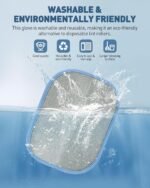 Magic Brush Glove Pet Hair - 2 Pack Electrostatic Grooming Removal Gloves for Dogs and Cats, The Magic Brush Pure Path Yomi Pet Grooming Needs, Fur Remover for Furniture, Clothes, Car Seats (Blue) - Image 8