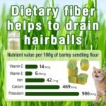 HavenJanny Freezed-Dried Cat Grass Treats, Catgrass Egg Yolk Duo Bites, Cat Dental Treats for Hairball Control and Healthy Coat, Cats Teething Stick (60g, EggYolk) - Image 7