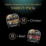 Sheba Gravy Indulgence Perfect Portions Adult Wet Cat Food Chicken & Beef Entrée in Extra Gravy Variety Pack, (12) 75g Trays - Image 3
