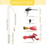 Andiker Cat Wand Toy, Flexible Long Cat Stick & 2 Pack Realistic Animal Shapes Cat Wand Replacement with Bells Interactive Cat Toys for Indoor Cats Chasing Scratching Chewing (Spider+Dragonfly) - Image 3
