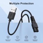 Dog Clippers Charger for oneisall Pet Dog & Cat Clippers, Paw Trimmer for Grooming Pet Hair Trimmers Charger with A Cleaning Brush for Clipper - Image 7