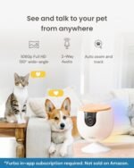 Furbo Mini Pet Camera [Subscription Required] Unlock Camera w/Paid Plan: Home Security with Dog & Cat Safety Alerts, 2-Way Audio, Mountable Non-Rotating Smart Cam (Low Risk, 3mo Min. Cancel Anytime) - Image 3