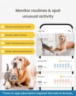Furbo Mini Pet Camera [Subscription Required] Unlock Camera w/Paid Plan: Home Security with Dog & Cat Safety Alerts, 2-Way Audio, Mountable Non-Rotating Smart Cam (Low Risk, 3mo Min. Cancel Anytime) - Image 8