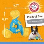 Arm & Hammer for Pets Nubbies TriBone Dog Dental Toy| Best Dog Chew Toy for Moderate Chewers | Dog Dental Toy Helps Reduce Plaque & Tartar | Peanut Butter Flavor Baking Soda - Image 8