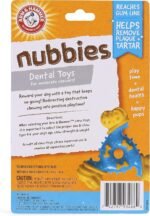 Arm & Hammer for Pets Nubbies TriBone Dog Dental Toy| Best Dog Chew Toy for Moderate Chewers | Dog Dental Toy Helps Reduce Plaque & Tartar | Peanut Butter Flavor Baking Soda - Image 9