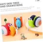 Hohopeti Snail Pulling Toy for Toddlers Early Education Cartoon Pull String Toy with Rope Baby Walking for Boys and Girls - Image 3