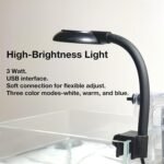 Nano Aquarium Kit,1.5 Gallon Rimless Small Fish Tank with Filter, Fish Light, and Landscape Decorations, for Home and Office (Black-Crystal, Small) - Image 7