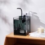 Nano Aquarium Kit,1.5 Gallon Rimless Small Fish Tank with Filter, Fish Light, and Landscape Decorations, for Home and Office (Black-Crystal, Small) - Image 9