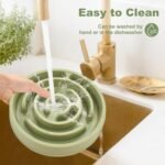 Coolplay Dog Bowl Slow Eating Dog Food Bowl Slow Feeder Dog Bowls Dog Puzzle Light Green - Image 6