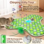 Interactive Cat Toy, Automatic Pet Cat Toy, Retractable Cat Toy, Motion Activated, Moving Pen, Tweet, USB Charging - Image 6