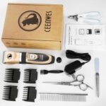 Ceenwes Low Noise Pet Clippers - Rechargeable Dog Trimmer, Cordless Grooming Tool With Comb Guides, Scissors, Nail Kits for Dogs, Cats & Other Hairy Animals - Image 8