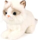 Ice King Bear Little Ragdoll Cat Stuffed Animal Kitten Plush Toy (Lying) - Image 3